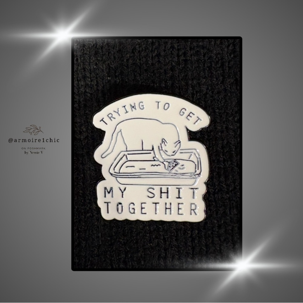 Get It Together | effort and hope lapel pin Trying to get my s*it together
